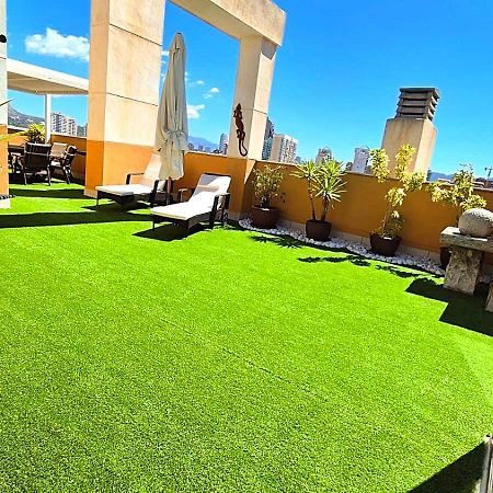 קאלה דה פינסטראט Beach Penthouse Apartment Benidorm Cala מראה חיצוני תמונה
