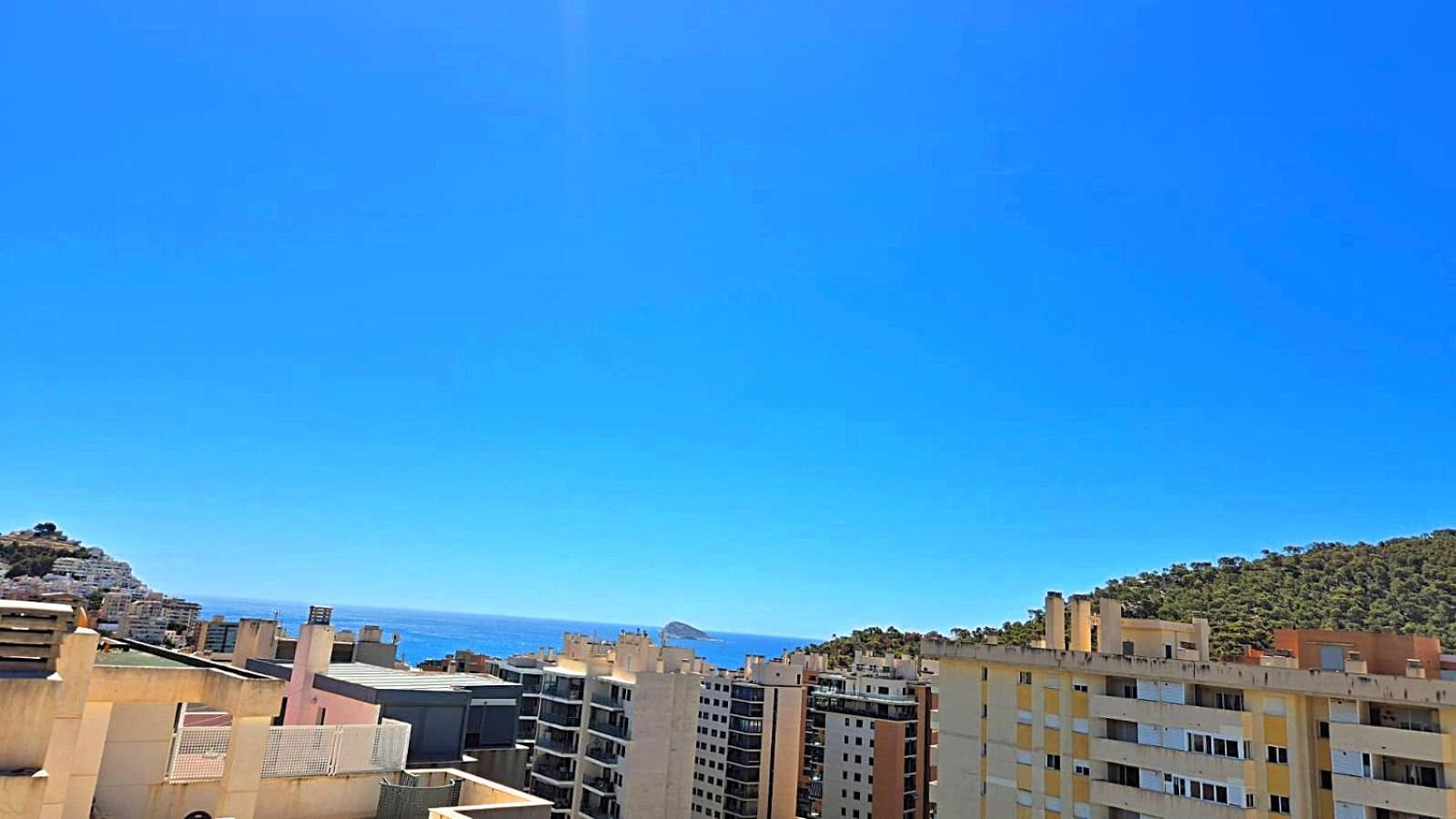 קאלה דה פינסטראט Beach Penthouse Apartment Benidorm Cala מראה חיצוני תמונה