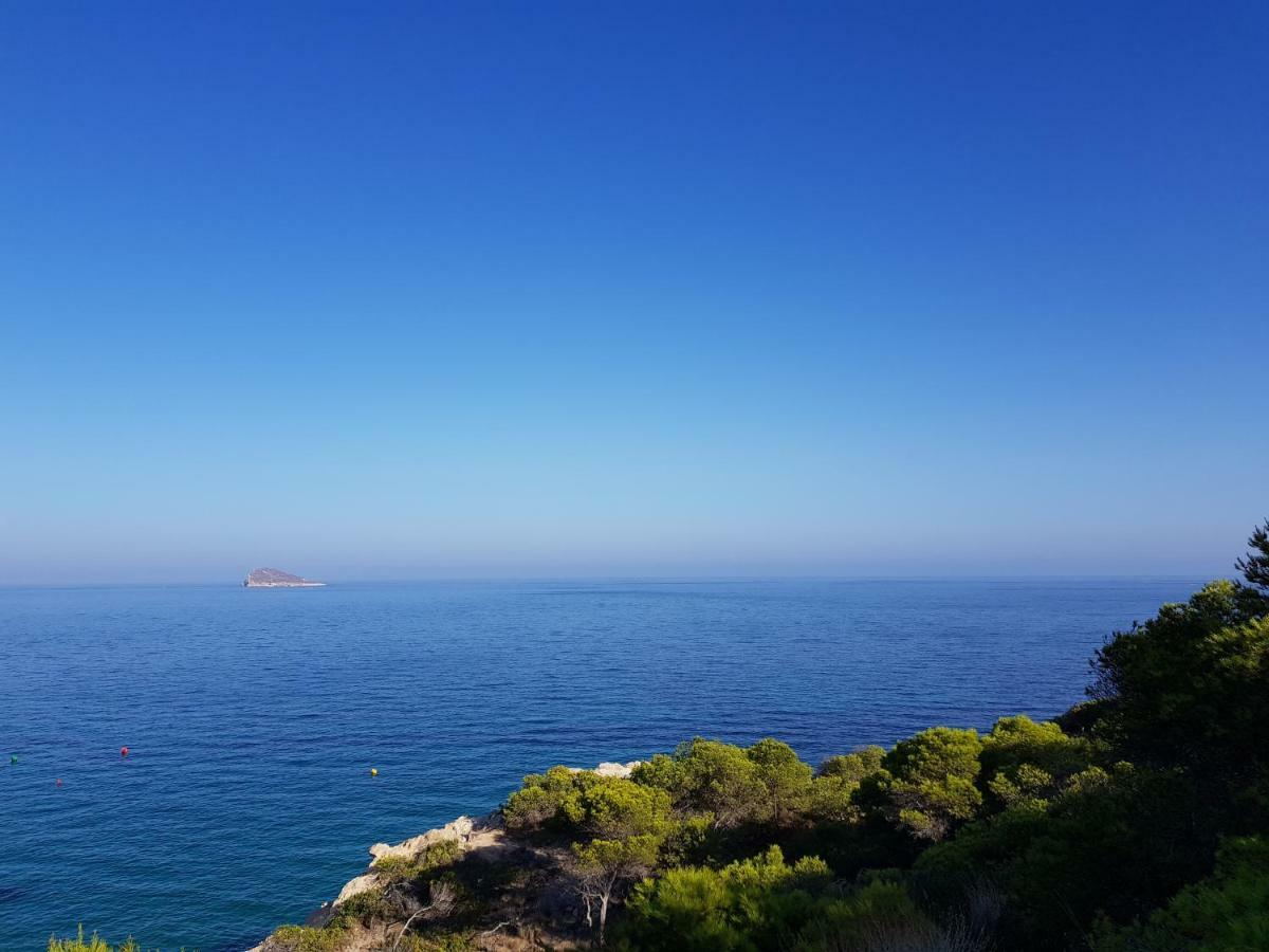 קאלה דה פינסטראט Beach Penthouse Apartment Benidorm Cala מראה חיצוני תמונה