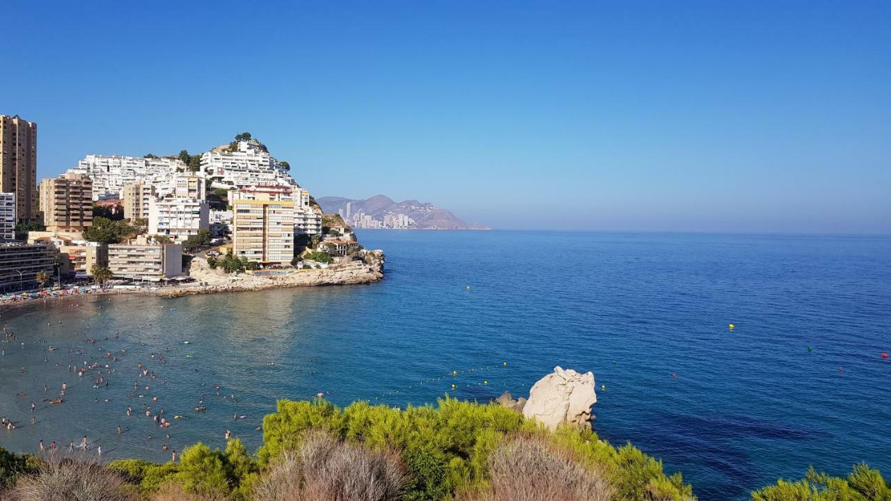 קאלה דה פינסטראט Beach Penthouse Apartment Benidorm Cala מראה חיצוני תמונה